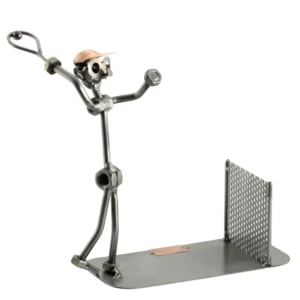 Nuts and bolts sculpture "Tennis"