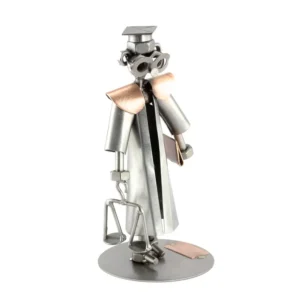 Nuts and bolts sculpture "Judge"